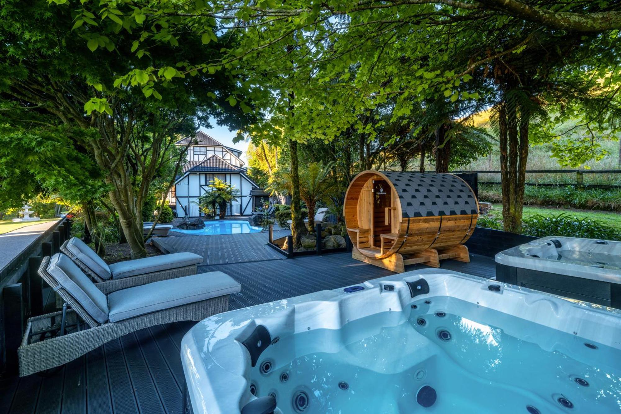 Hana Lodge Rotorua Exterior foto